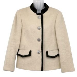 Vintage Lodenfrey Wool and Mohair Blend Coat